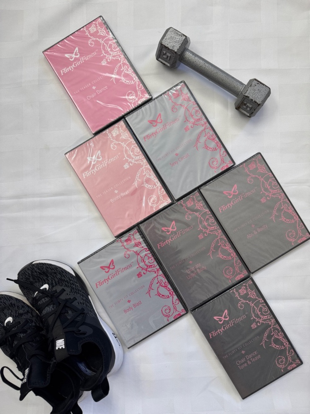 Flirtygirl Fitness Workout DVD Collection. Set of 7 Videos.